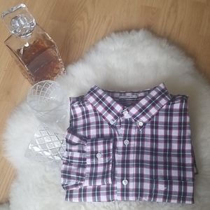 Button Down Collared Longsleeve Shirt, Plaid